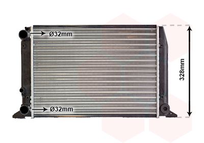 VAN WEZEL Radiators, Motora dzesēšanas sistēma 03002028